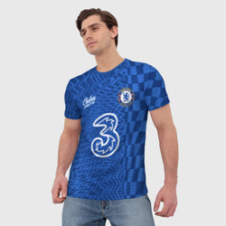 Мужская футболка 3D Н'Голо Канте Челси 2021-2022 - фото 2