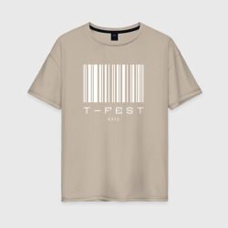 Женская футболка хлопок Oversize T-Fest