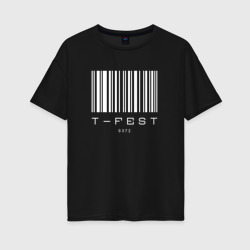 Женская футболка хлопок Oversize T-Fest