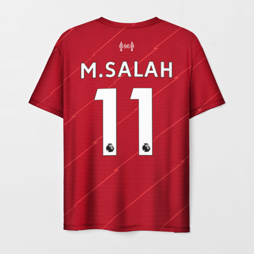 Мужская футболка 3D Салах Ливерпуль форма 2021-22, цвет 3D печать - фото 2