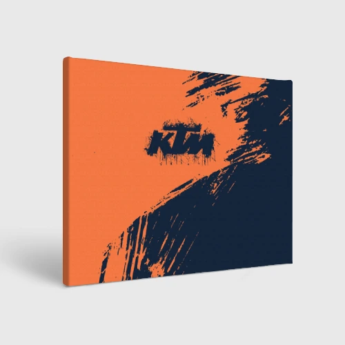 Холст прямоугольный KTM гранж