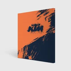 Холст квадратный KTM гранж