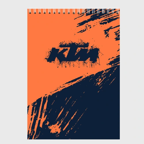 Скетчбук KTM гранж