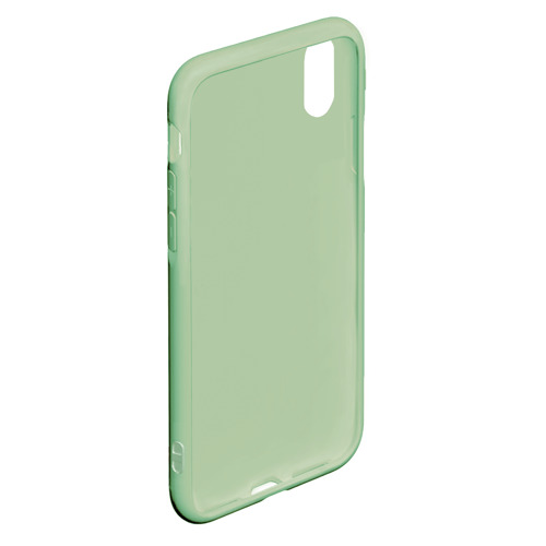 Чехол для iPhone XS Max матовый KTM гранж, цвет салатовый - фото 4