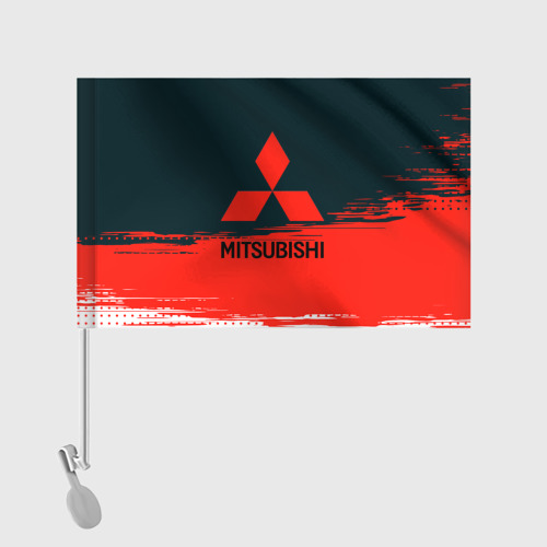 Флаг для автомобиля Митсубиши - фото 2