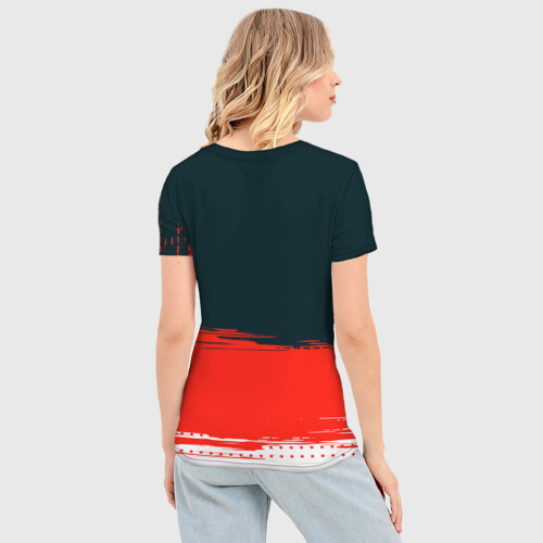 Женская футболка 3D Slim Митсубиши, цвет 3D печать - фото 4