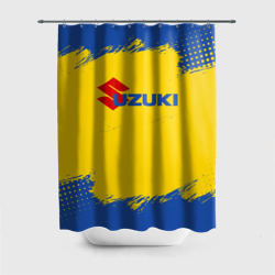 Штора 3D для ванной Suzuki Logo