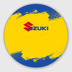 Круглый коврик для мышки Suzuki Logo