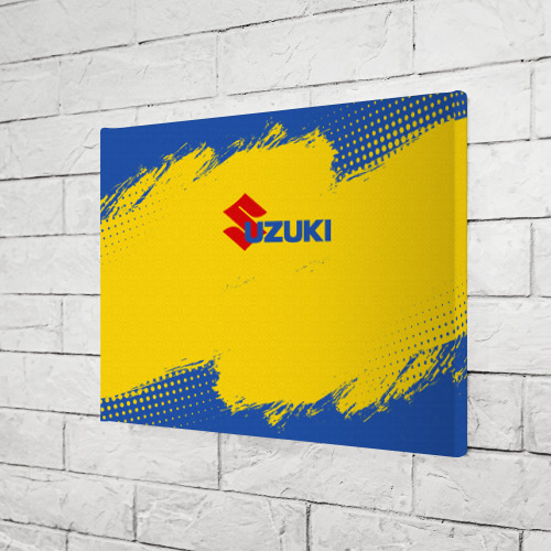 Холст прямоугольный Suzuki Logo, цвет 3D печать - фото 3