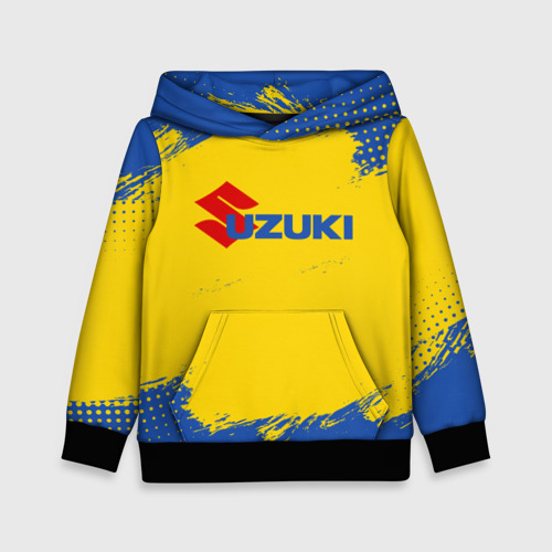 Детская толстовка 3D Suzuki Logo, цвет черный