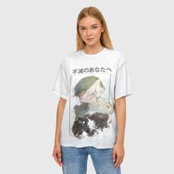 Женская футболка oversize 3D Для тебя бессмертный - фото 2
