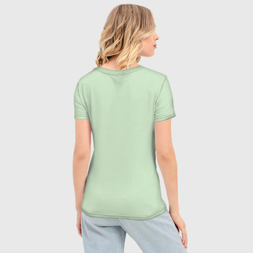 Женская футболка 3D Slim The Dude meditation, цвет 3D печать - фото 4