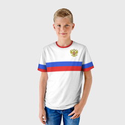Детская футболка 3D+ Сборная России гостевая форма - фото 2