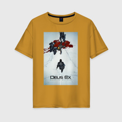 Женская футболка хлопок Oversize Deus Police