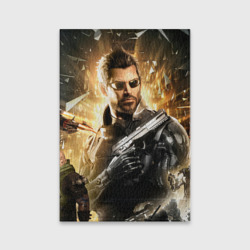 Обложка для паспорта матовая кожа Adam Jensen