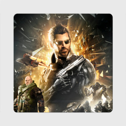 Магнит виниловый Квадрат Adam Jensen