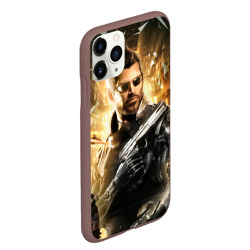 Чехол для iPhone 11 Pro Max матовый Adam Jensen - фото 2