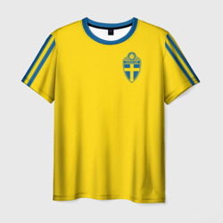 Мужская футболка 3D+ Домашняя форма Сборной Швеции