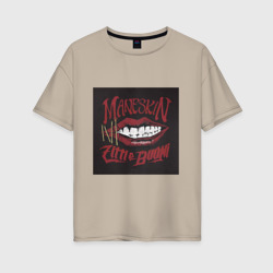 Женская футболка хлопок Oversize Maneskin