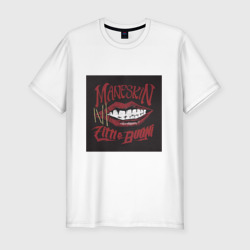 Maneskin – Мужская футболка хлопок Slim с принтом купить