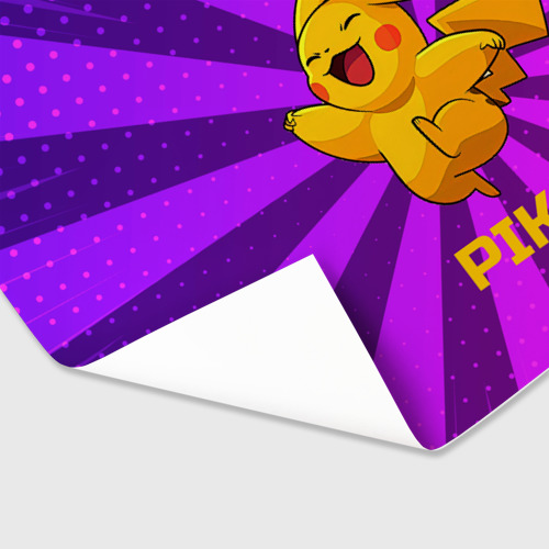 Бумага для упаковки 3D Радостный Пикачу - фото 3