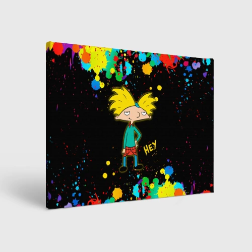 Холст прямоугольный Эй, Арнольд! Hey, Arnold