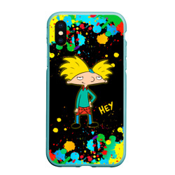 Чехол для iPhone XS Max матовый Эй, Арнольд! Hey, Arnold