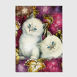 Постер Два котенка