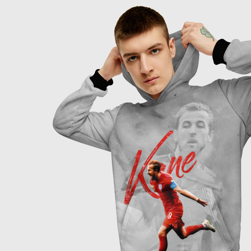 Мужская толстовка 3D Harry Kane footballer, цвет черный - фото 5