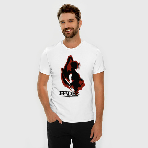 Мужская футболка хлопок Slim Megaera Hades, цвет белый - фото 3