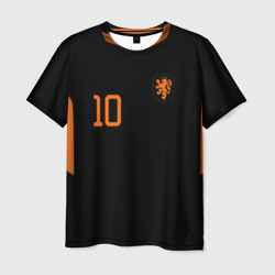Мужская футболка 3D+ Нидерланды выездная форма. Мемфис