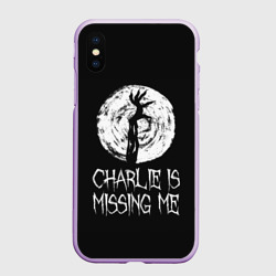 Чехол для iPhone XS Max матовый Charlie is missing me