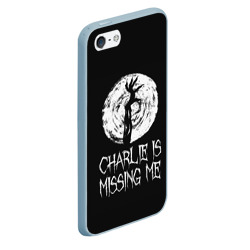 Чехол для iPhone 5/5S матовый Charlie is missing me - фото 2