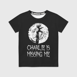Детская футболка 3D Charlie is missing me
