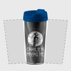 Термокружка-непроливайка Charlie is missing me - фото 2