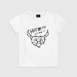 Детская футболка хлопок Hrrm??