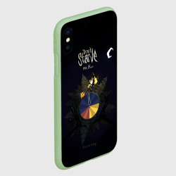 Чехол для iPhone XS Max матовый Двигайся и не голодай - фото 2