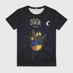 Женская футболка 3D Двигайся и не голодай