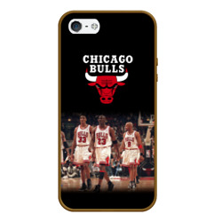 Чехол для iPhone 5/5S матовый Chicago bulls [3]