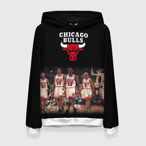 Женская толстовка 3D Chicago bulls [3], цвет 3D печать