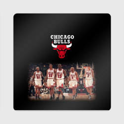 Магнит виниловый Квадрат Chicago bulls [3]