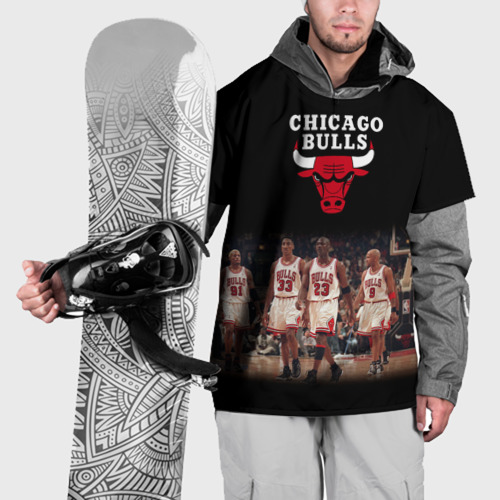 Накидка на куртку 3D Chicago bulls [3], цвет 3D печать