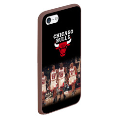 Чехол для iPhone 5/5S матовый Chicago bulls [3] - фото 2