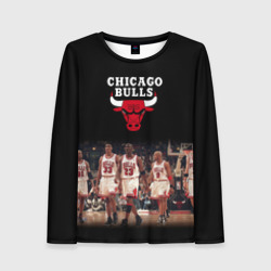 Женский лонгслив 3D Chicago bulls [3]