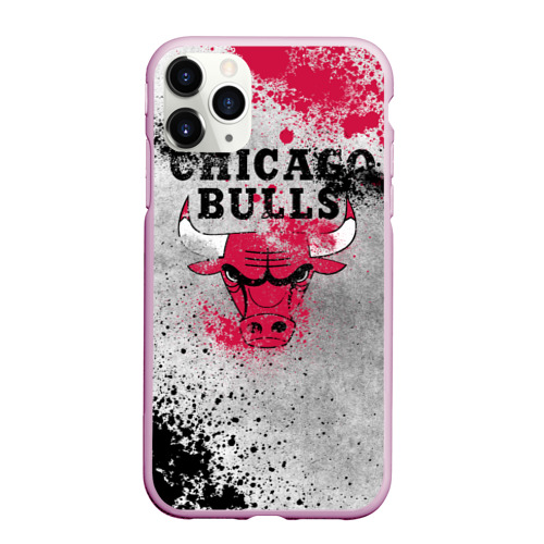 Чехол для iPhone 11 Pro матовый Chicago bulls [8]