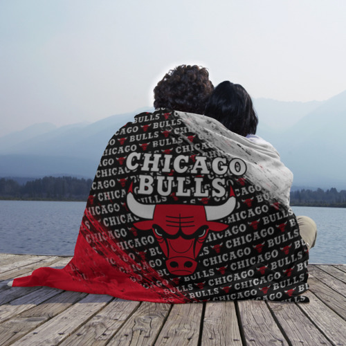 Плед 3D Chicago bulls [6], цвет 3D (велсофт) - фото 3