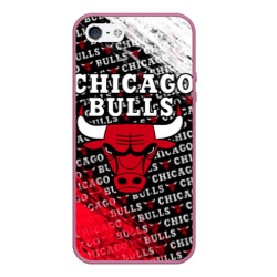 Чехол для iPhone 5/5S матовый Chicago bulls [6]