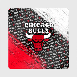 Магнит виниловый Квадрат Chicago bulls [6]