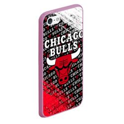 Чехол для iPhone 5/5S матовый Chicago bulls [6] - фото 2