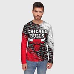 Мужской лонгслив 3D Chicago bulls [6] - фото 2